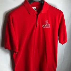 Vintage St. Louis Cardinal embroidered polo shirt